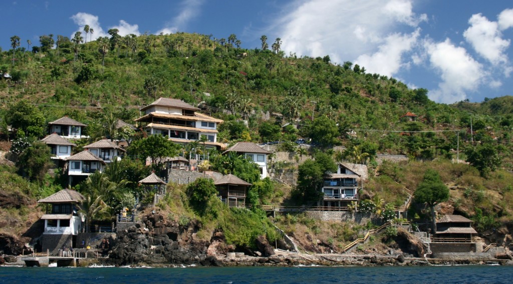 Český hotel na Bali Selang resort ( na severovýchodě v